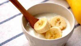 Máscara de banana para pele radiante e sem rugas